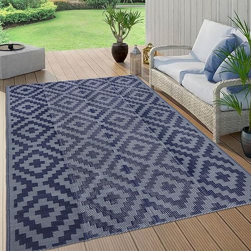 Miniatura 197 de SAND MINE - Alfombras reversibles, alfombra de pajillas de plástico, alfombra de área moderna, alfombra grande para suelo y exteriores, vehículos