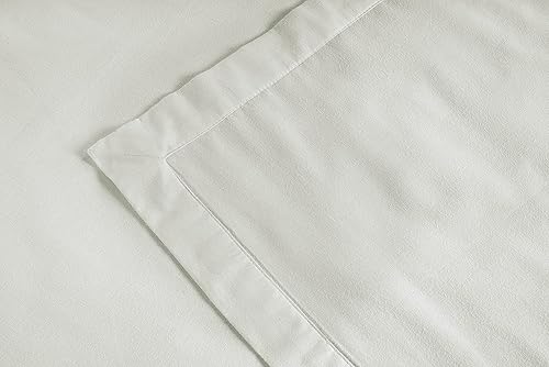 Miniatura 2 de LANE LINEN Manta de gran tamaño, tamaño individual, 100% algodón, 320 GSM, ligera, acogedora, de 3 capas, tejido percal de verano, se vuelve más