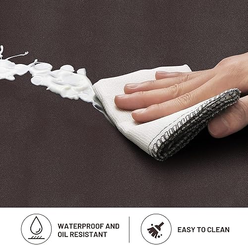 Miniatura 141 de HappyTrends Tapete de cocina [2 piezas] acolchado, cómodo, antifatiga, impermeable, antideslizante, tapete de espuma ergonómica gruesa y perfecta