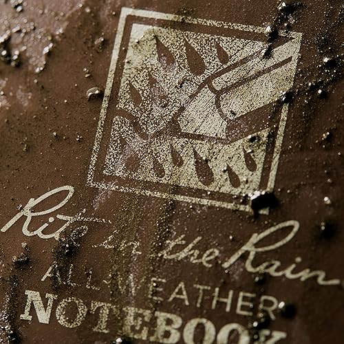 Miniatura 7 de Rite in the Rain Cuaderno de espiral al lado para todos los climas, 8 x 7 pulgadas, Marrón