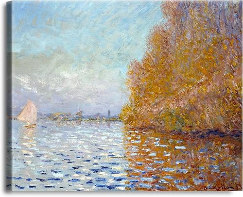 Miniatura 30 de A&T ARTWORK Antibes Seen from The Salis Gardens de Claude Monet Las Obras de Arte Clásico Mundial Reproducciones, Impresiones de Arte en Lienzo