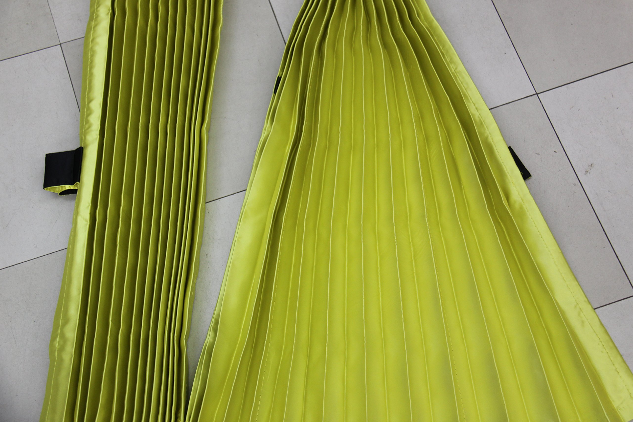 トラックカーテン高級サテン2重 表オレンジ/裏黒リバーシブル240㎝ｘ丈85㎝ Amazon | トラックカーテン 高級サテン2重 仮眠カーテン 表レモン