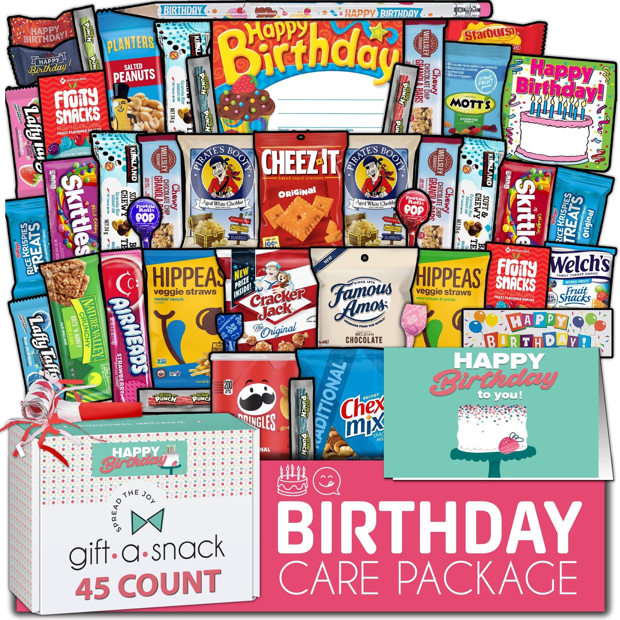 Gift A Snack Happy Birthday Snack Box Variety Pack Care