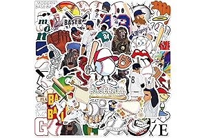 Moqian Baseball Sport Stickers - 50Pcs