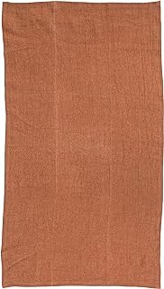 Creative Co-Op Stonewashed Linen Decorative Tea Towel for Dining and Kitchen, Rust