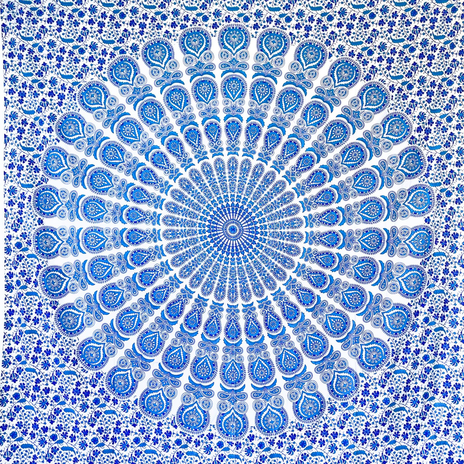 MOMOMUS Mandala Tapestry Wall Hanging, Mural Art, 100% Cotton, Bohemian & Lightweight