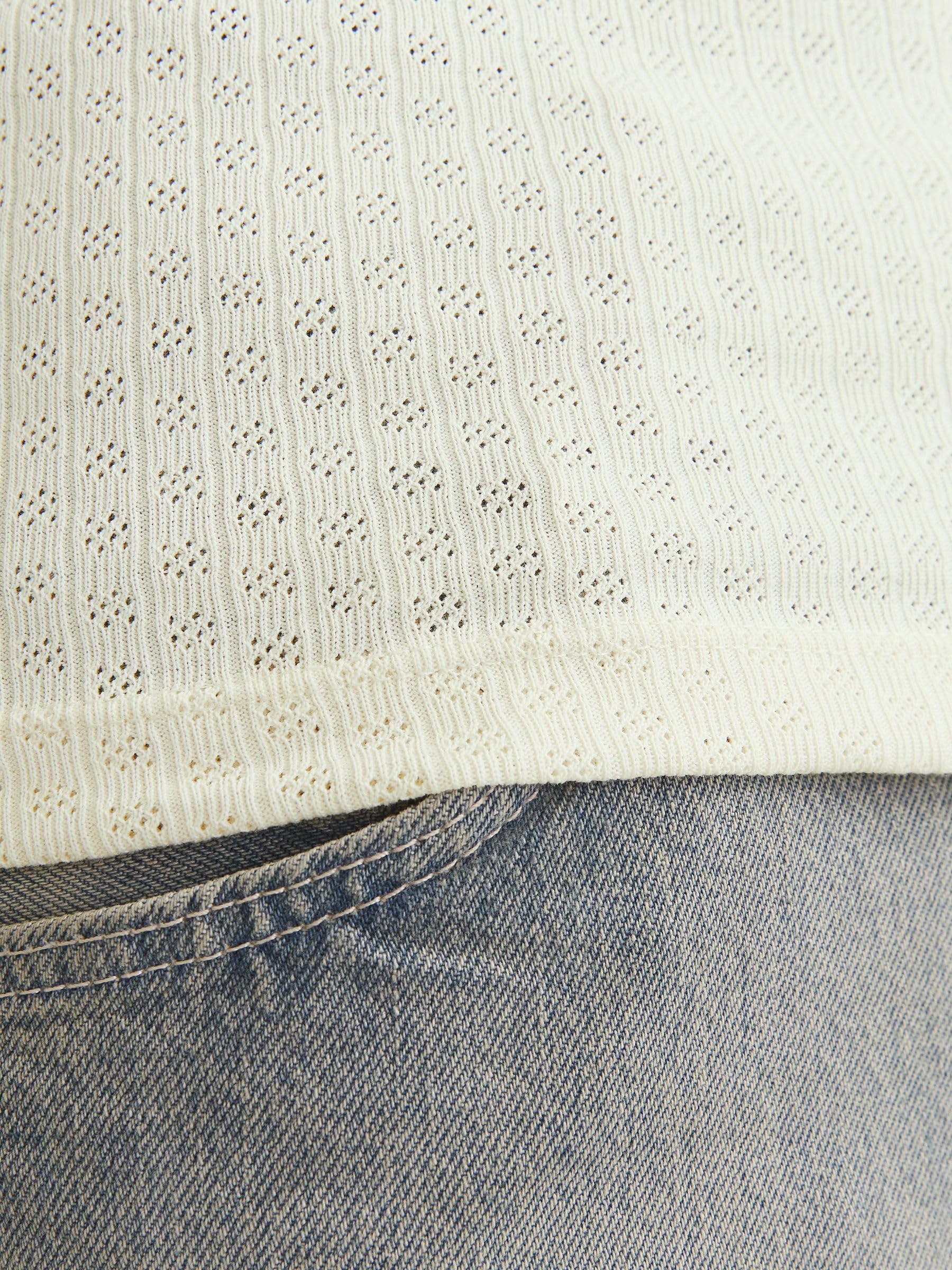 JACK & JONES Jorhydra Pointelle Tank Top męski, Antique White, M