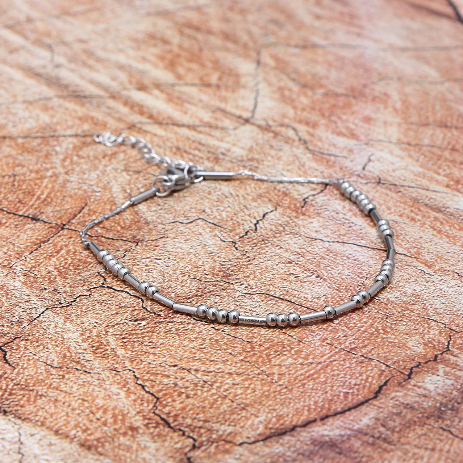 JoycuFF Morse Code Bracelets for Women Gifts for Her Mom Daughter Sister Best Friend Funny Inspirational Jewelry Adjustable Silk Beaded Wrap Bracelet - Image 5