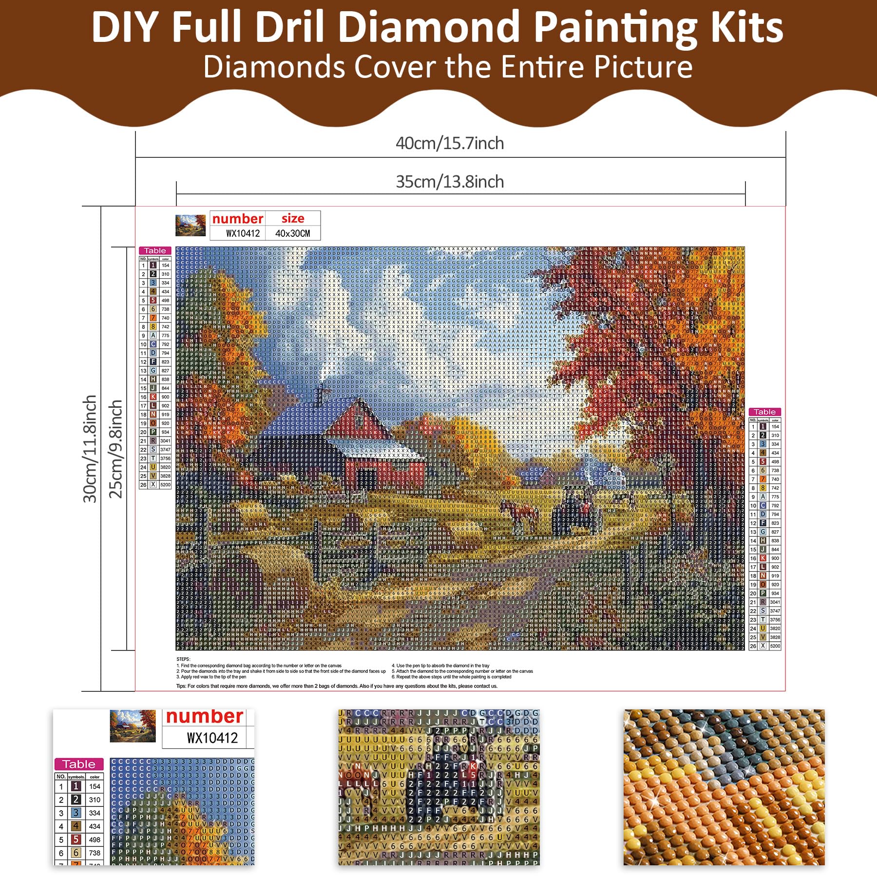 YRTMHU Kit De Peinture Diamant Personnalisé Pour Adultes, Train à Vapeur, Bricolage 5D, Point De Croix, Strass En Cristal, Broderie Diamant Très Approprié Pour La Décoration Murale De La Maison 50 X