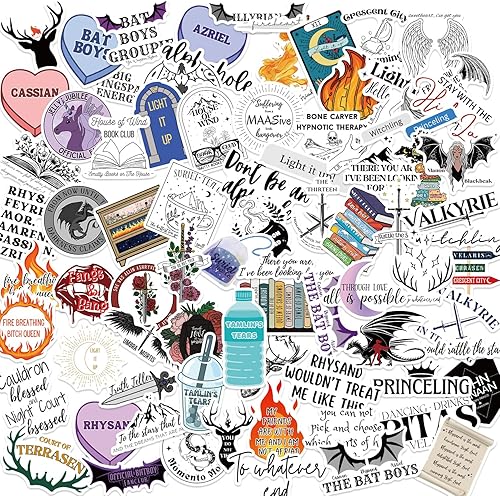 Miniatura 2 de Bookish Stickers,Book Stickers for kindle,Laptop Computer Phone Water Bottle Stickers Book Lover Gift