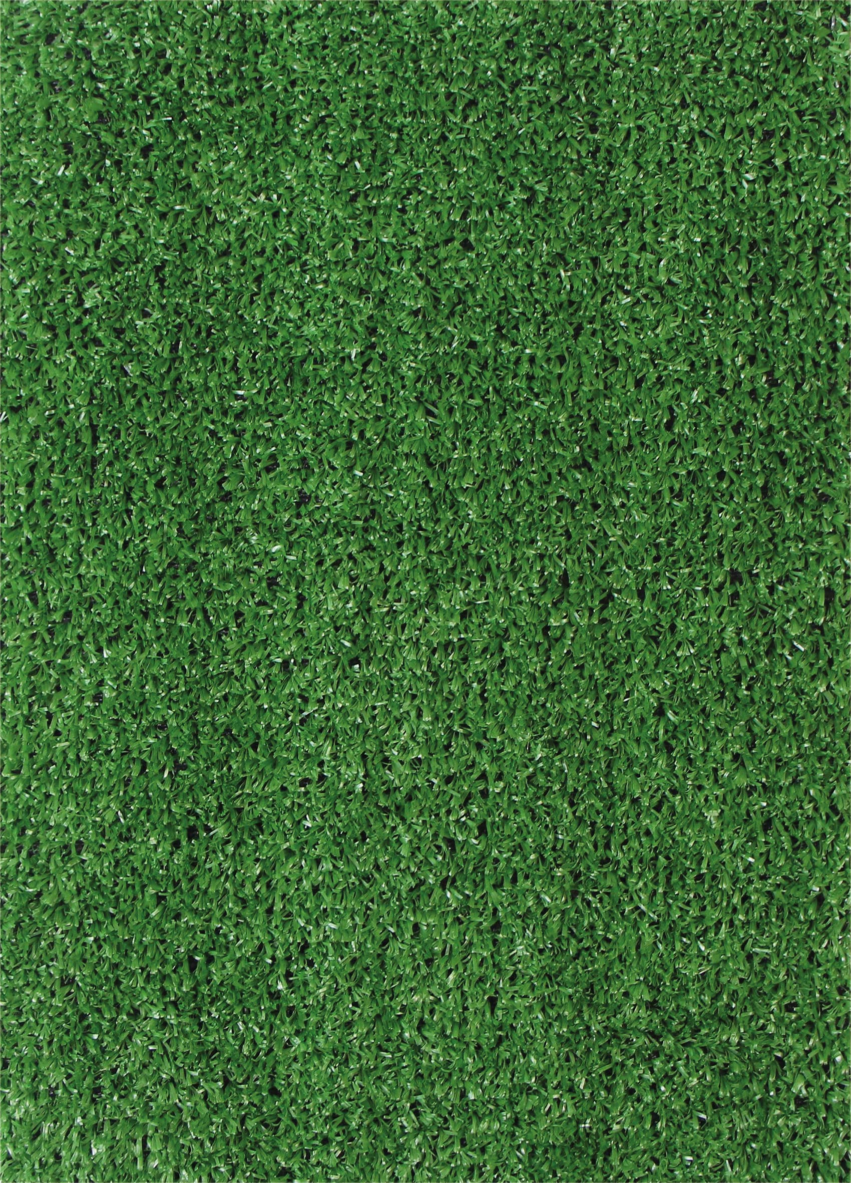 Rouleau de gazon artificiel 1x4m vert foncé avec une hauteur de poils de 7mm