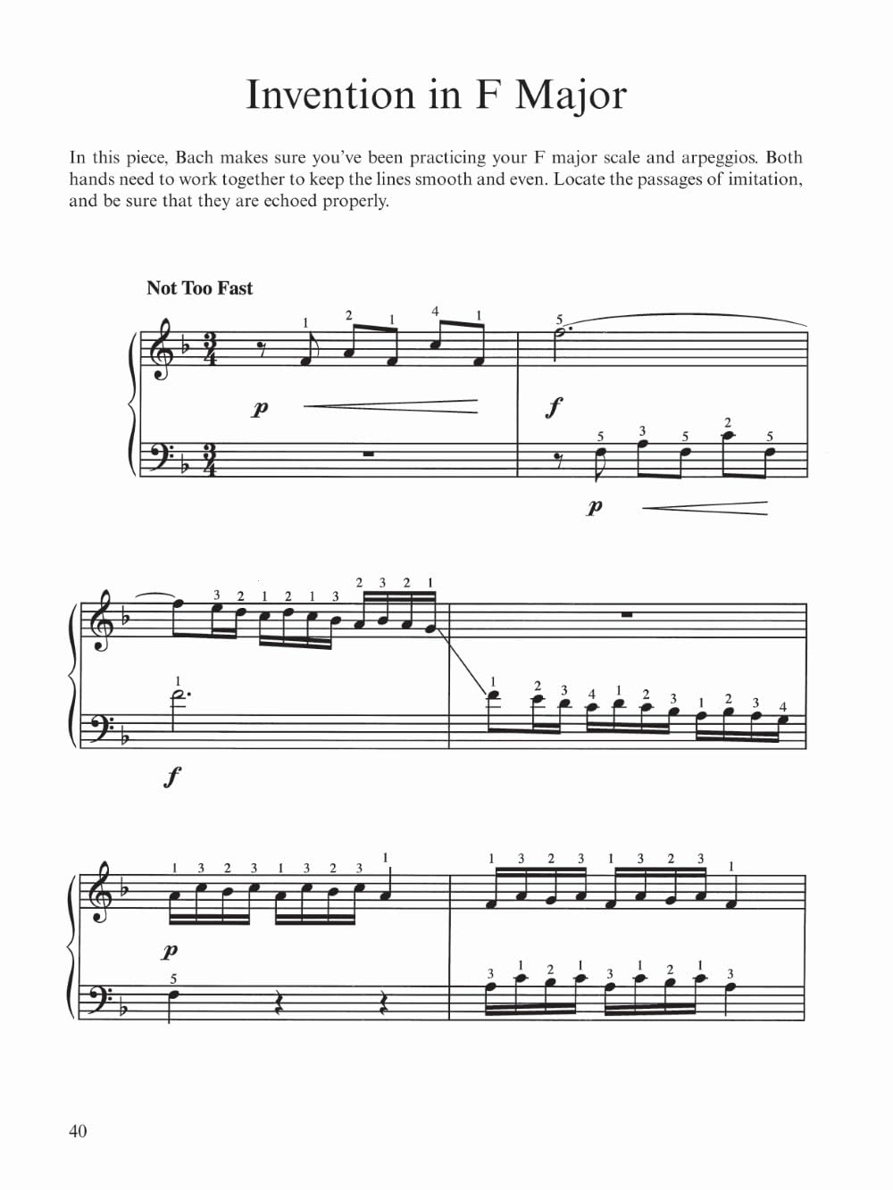 My first book of bach piano: For the Beginning Pianist with Downloadable Mp3s