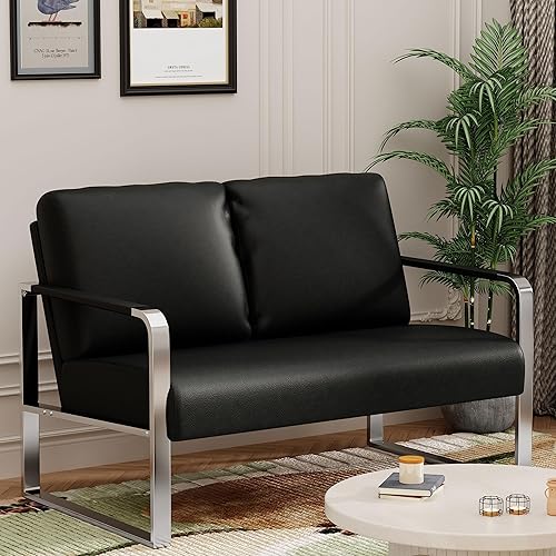 Love Seat Mini Couch Small Settee Loveseat Bench for Living