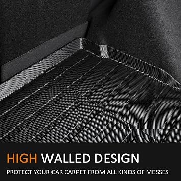 Binmotor-All Weather Cargo Mta for BMW X1 2023 2024 2025 2026, Custom Fit Car Trunk Mat, Waterproof Easy to Clean Cargo Liners Automotive for BMW X1 Accessories Black