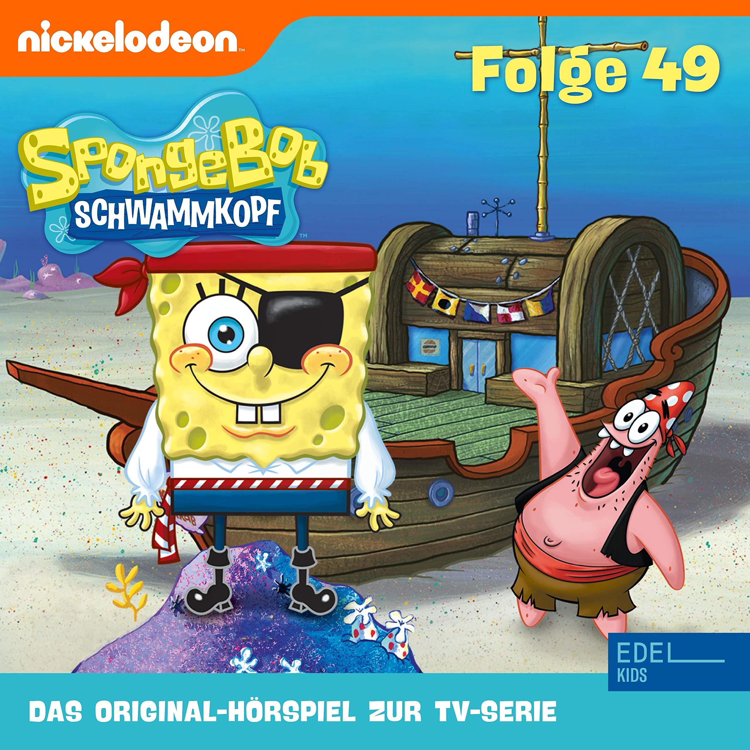 Cover art for SpongeBob Schwammkopf 49. Das Original-Hörspiel zur TV-Serie