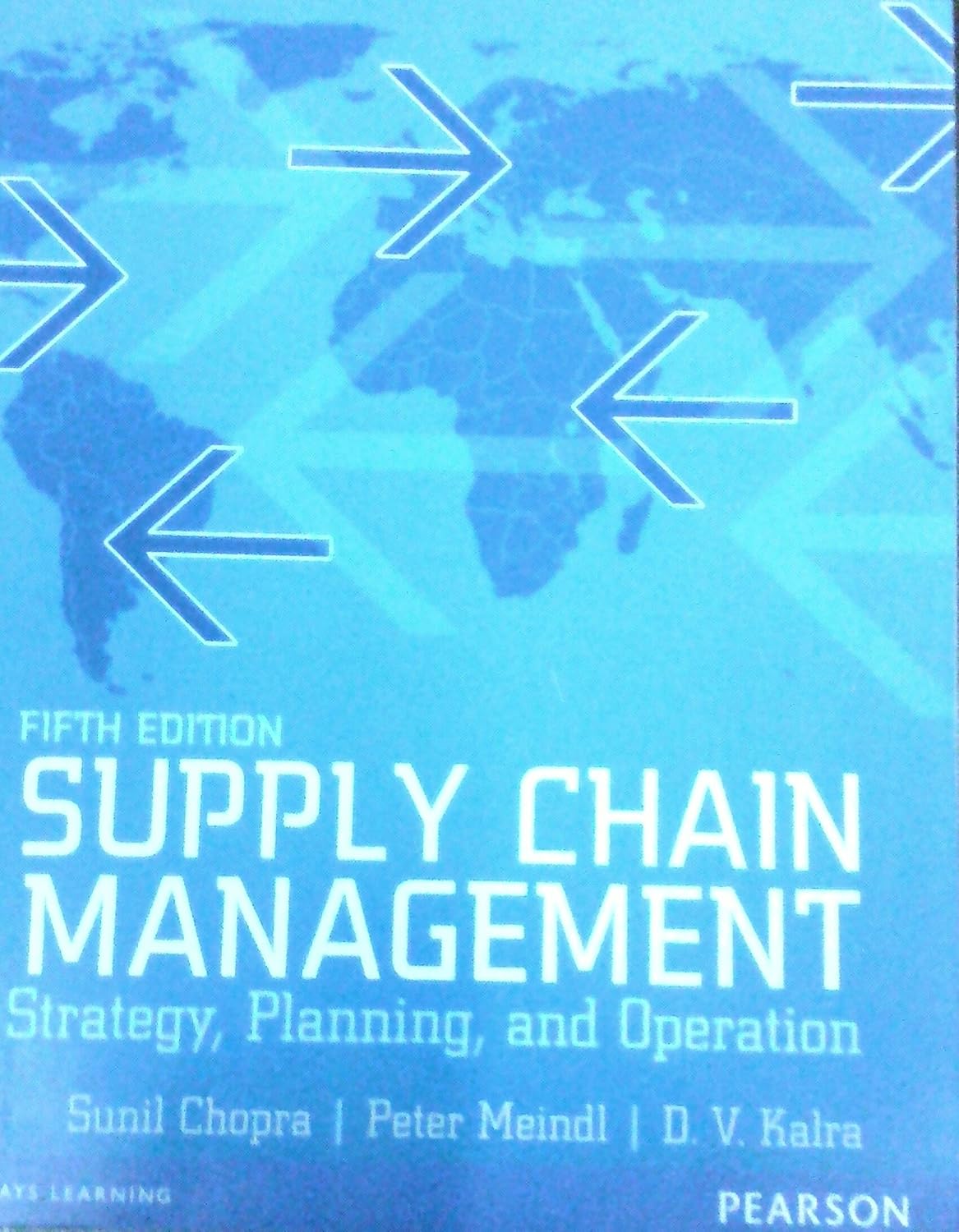 Supply Chain Management 5e Sunil Chopra & Peter Meindl 9788131789209