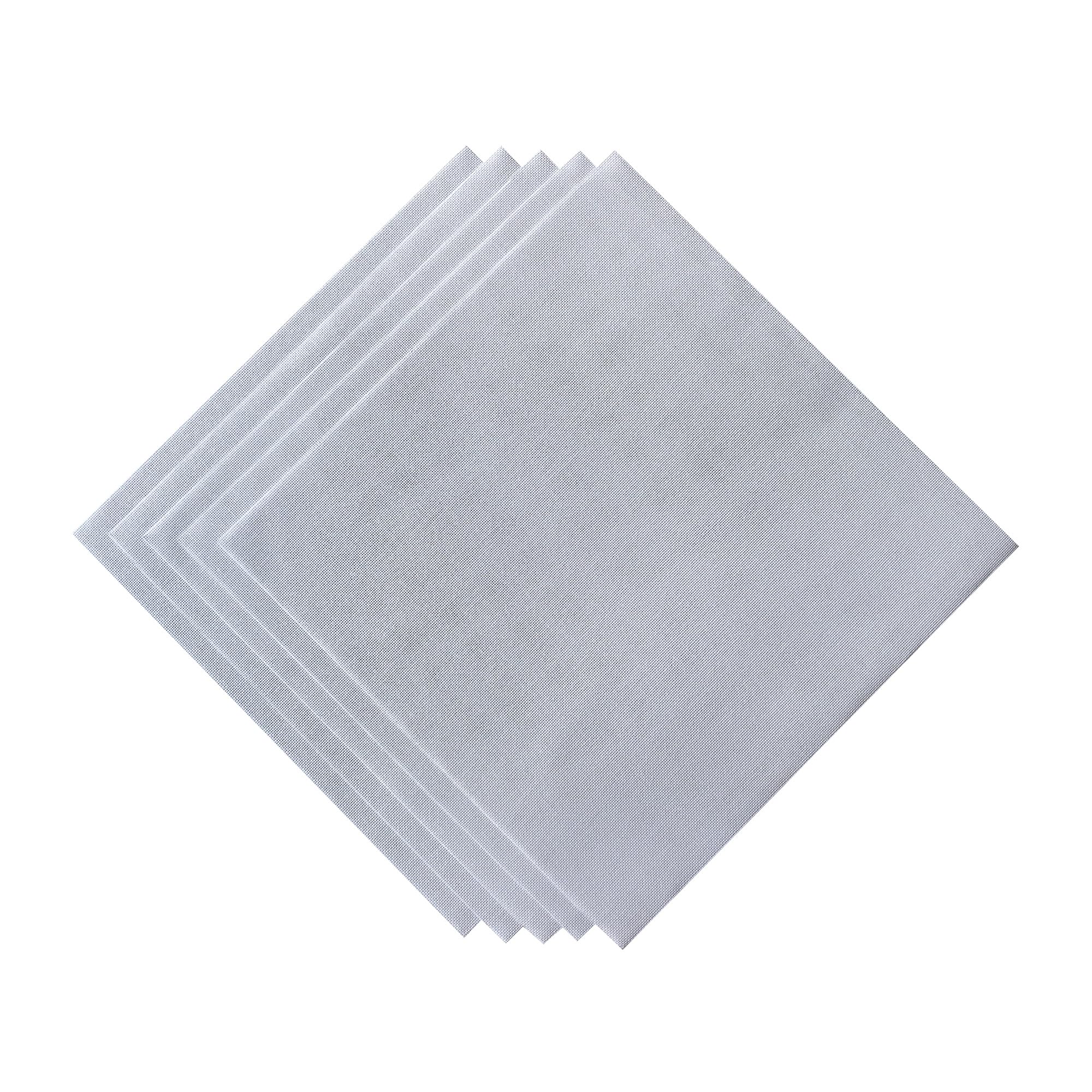 Pre-Cut 25CT Cross Stitch Sampler Pack, 5 Pieces, 11.8x11.8 inch Each