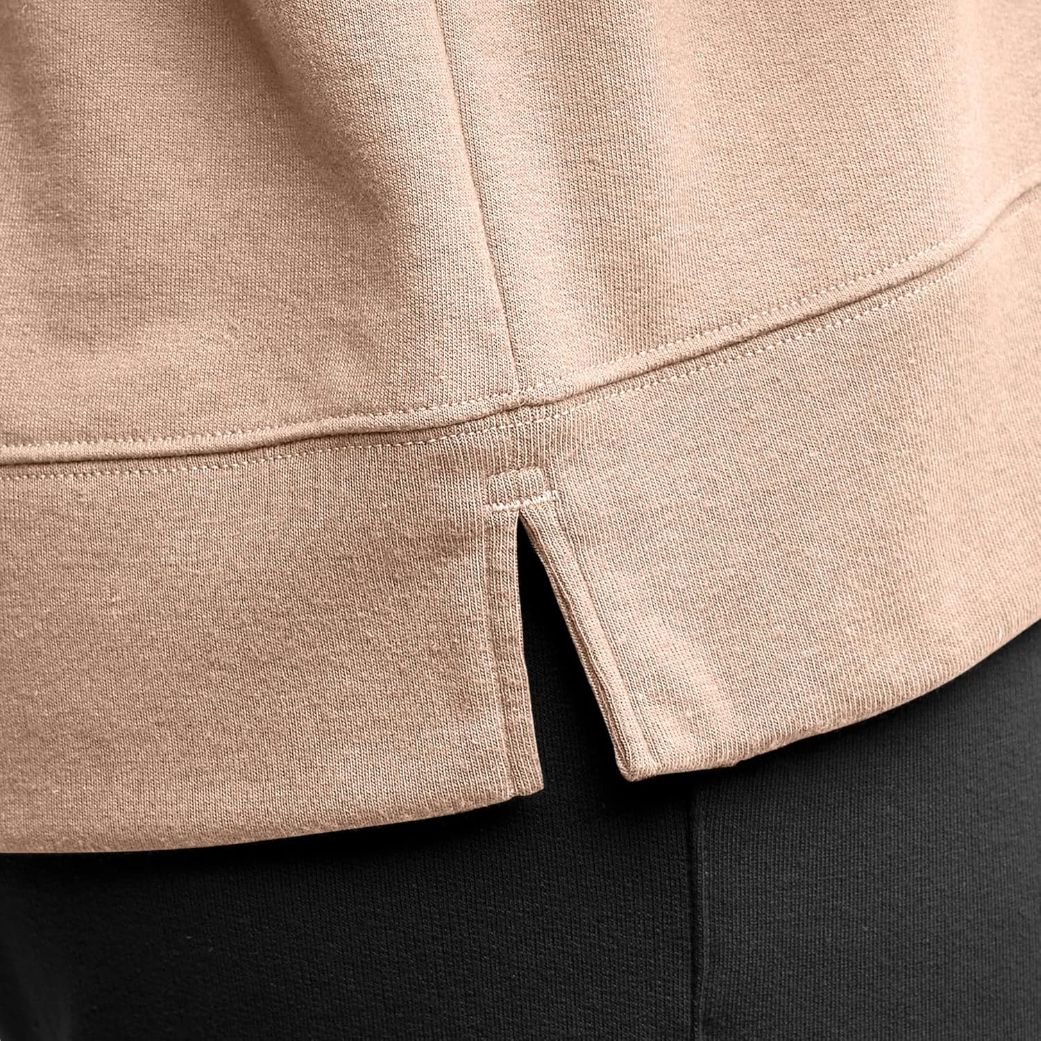 Hanes Women's Originals French Terry, Lightweight Fleece Pullover Sweatshirt - Image 4