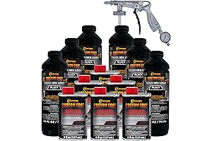Custom Coat Black 1.5 Gallon Hurculiner Roll on Kit