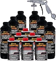 Vista 51 de Custom - Revestimiento protector de 1.5 galones (6 cuartos), para caja de camión,para rodillo, brocha o rociador con kit de aplicador de pincel