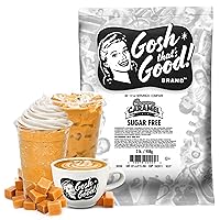 Vista 1 de Gosh That's Good! Sabor cremoso a caramelo, 2 libras, bajo en calorías, sin lactosa