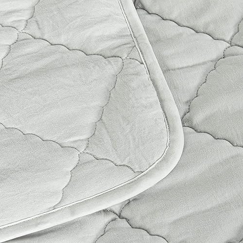 Miniatura 3 de FLXXIE Edredón alternativo de microfibra lavable a máquina, súper suave y ligero, manta acolchada para cuna, para cochecito, viajes, 39 x 47