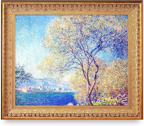 Miniatura 131 de A&T ARTWORK Antibes Seen from The Salis Gardens de Claude Monet Las Obras de Arte Clásico Mundial Reproducciones, Impresiones de Arte en Lienzo