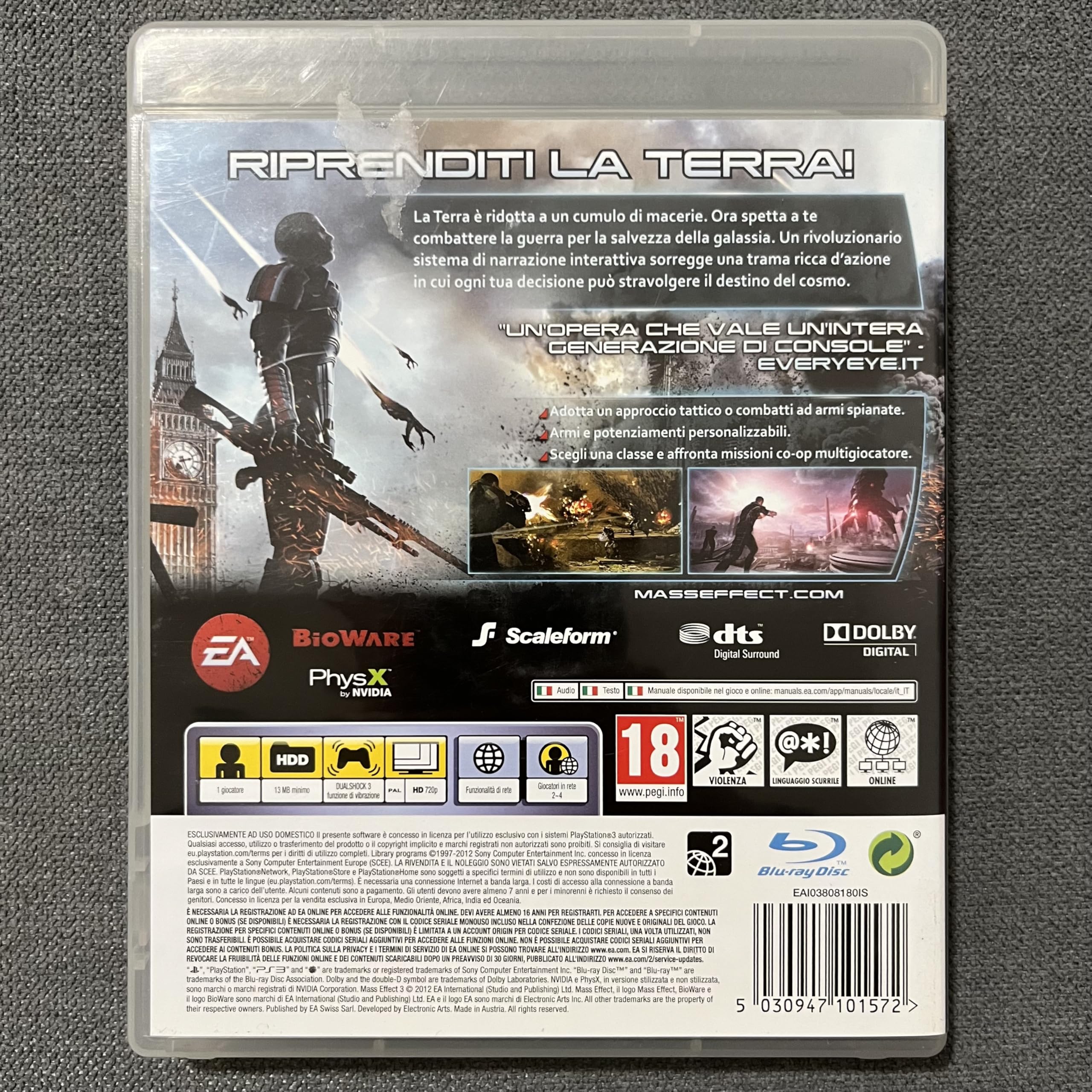 MASS EFFECT 3 PLAYSTATION3 - V