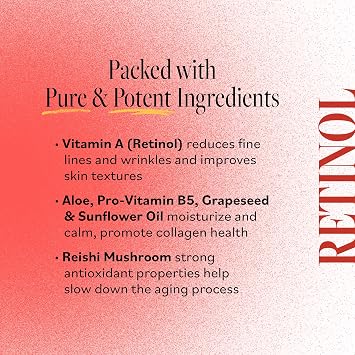 Derma E Anti-Wrinkle Eye Treatment Anti-Aging Cream with Retinol, Grape Seed Extract and Reishi Mushroom Hydrating Serum for Under Eye and Eyelids, 1/2 oz