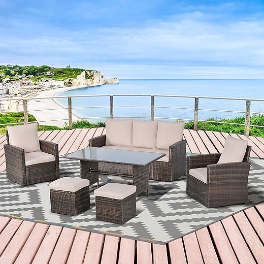Outdoor Sofa Dining Set 8 Seater