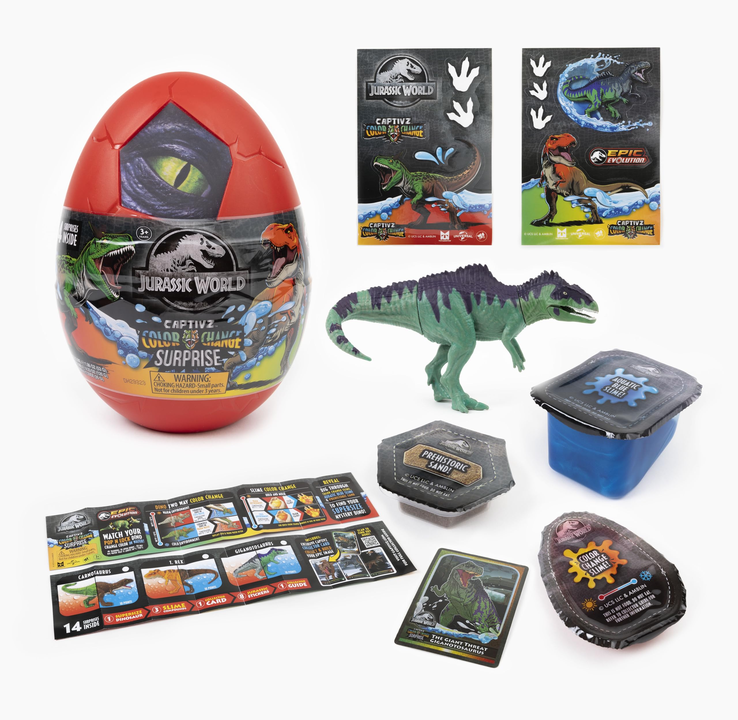 Jurassic Captivz - Color Change Surprise - Style Varies : Amazon.ca: Toys &amp; Games