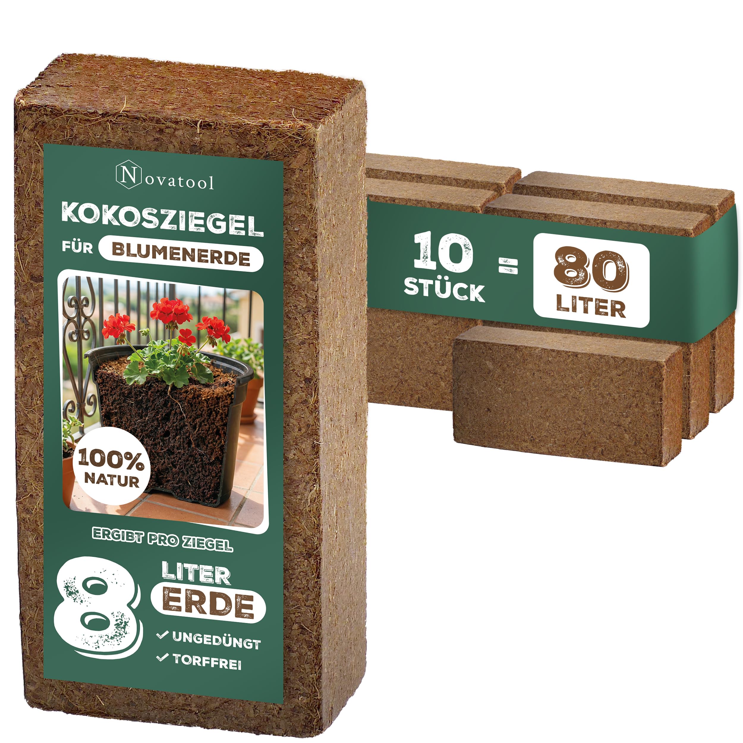 24 x Novatool lubrykant l 192 litrów | 650 g 20 x 5,5 x 10 | terrarium ziemia kokosowa terrarium gady akcesoria kokosowe żołki kokosowe świnka morska substrat żółwi żaba kokosum