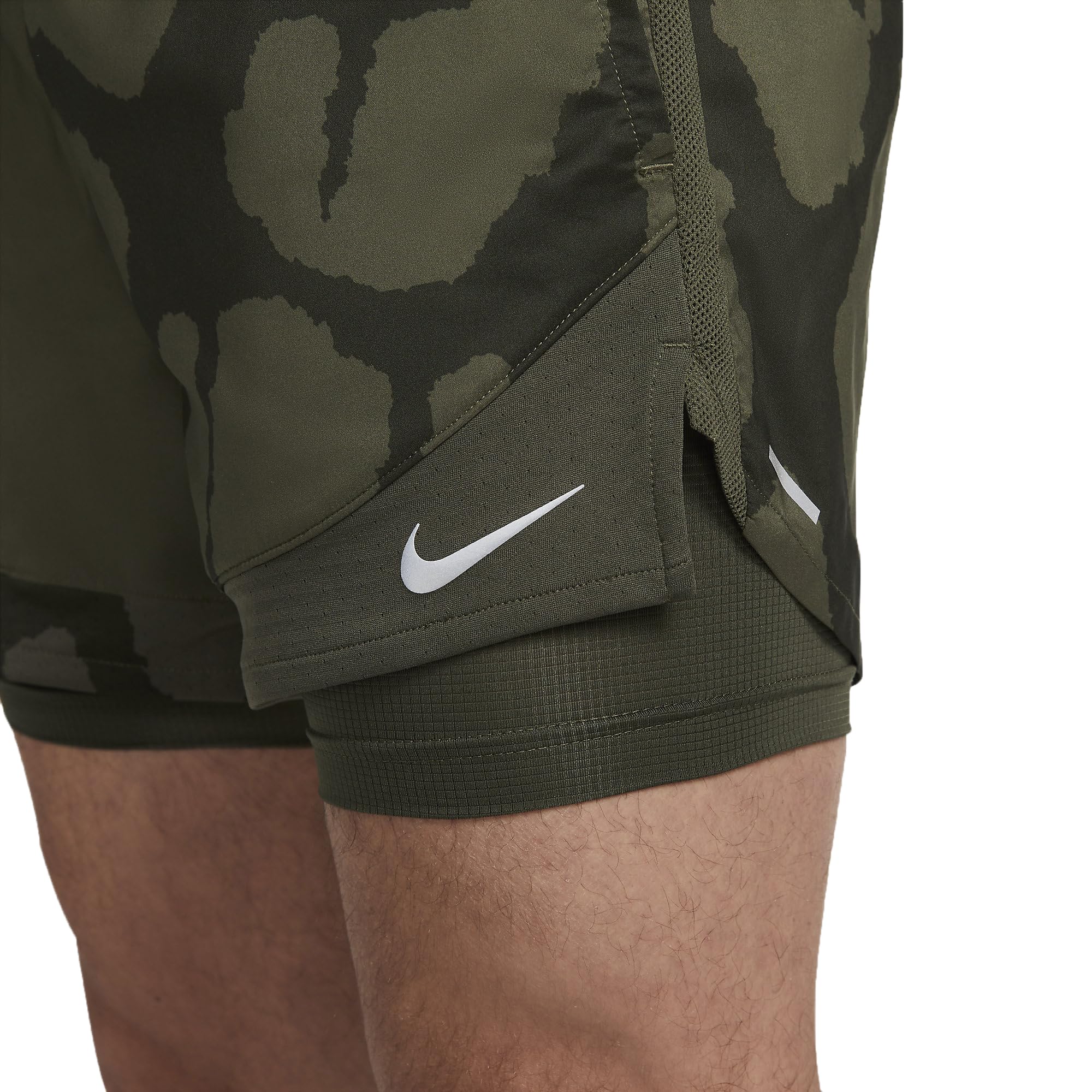 Nike Dri-FIT Stride Run Division - Pantalones cortos de correr 2 en 1 para hombre