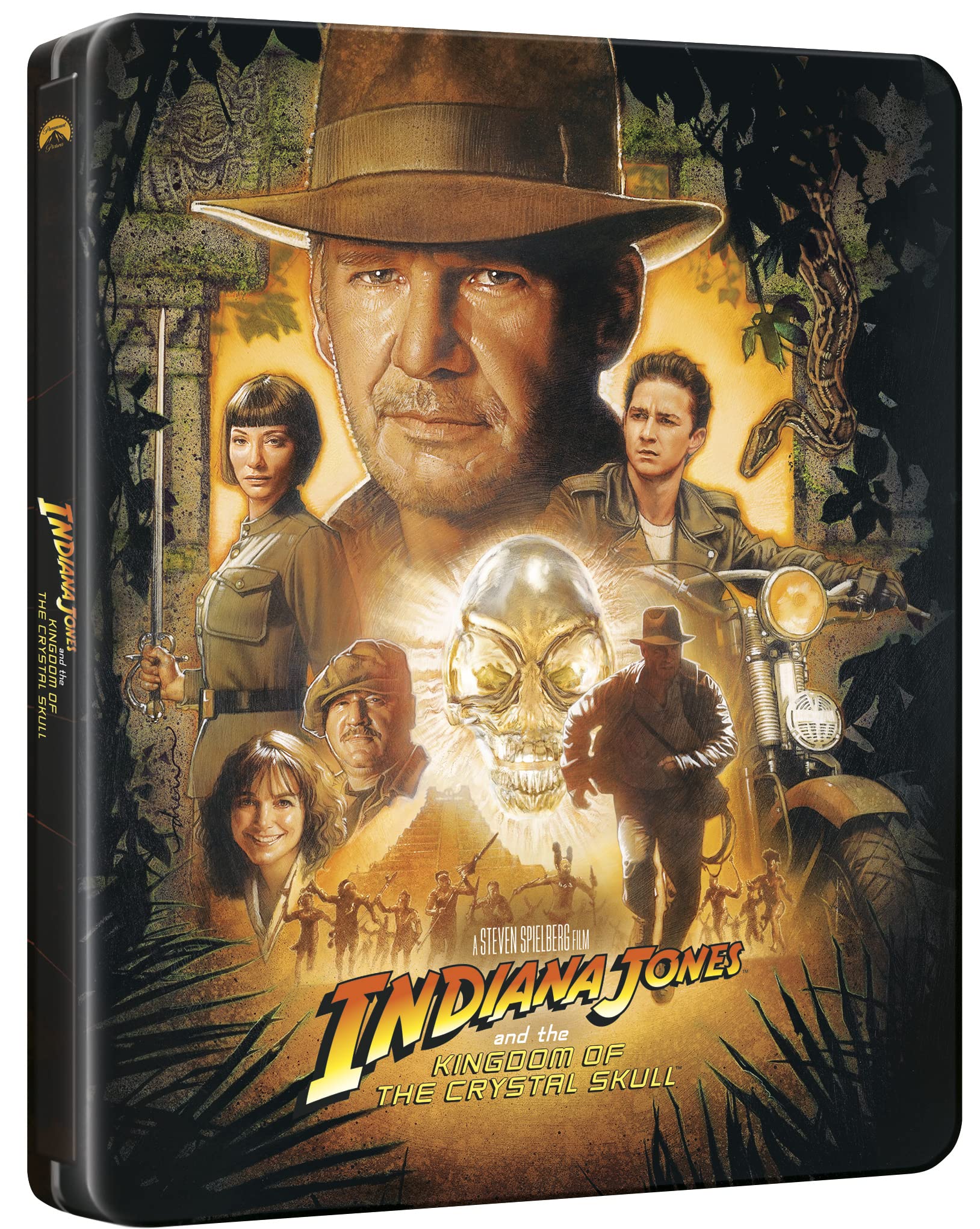 Indiana Jones y El Reino De La Calavera De Cristal (Steelbook) (4K UHD + Blu-ray)