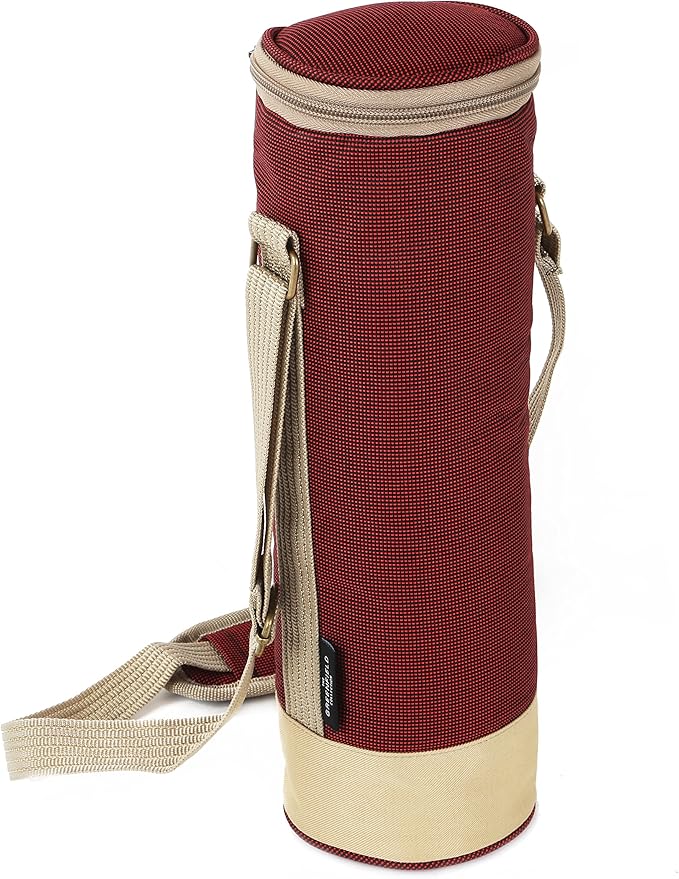 Greenfield Collection Solo Mulberry Red Wine Cooler Bag