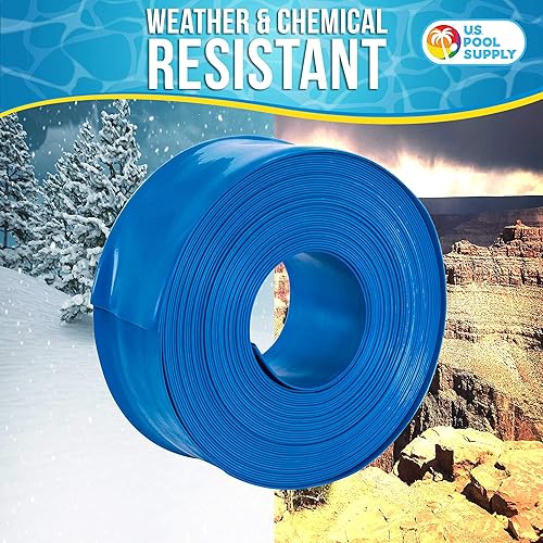 Miniatura 19 de U.S. Pool Supply Manguera de retrolavado para piscina de 2 "x 100 pies, manguera de drenaje de piscina, manguera de drenaje, manguera de descarga