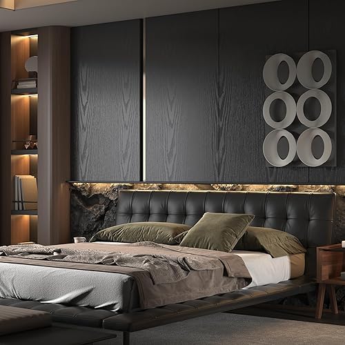 Miniatura 7 de Papel tapiz de madera negra, papel adhesivo negro para encimeras de 17.7 x 78.7 pulgadas, papel tapiz extraíble, autoadhesivo, de grano de madera