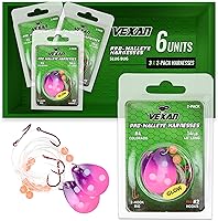 Vista 14 de Vexan Glow Walleye Spinner Rig - Worm & Crawler Harnesses for Live Bait Fishing