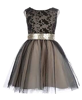 Amazon.com: Mrprettys Black Light Gold Sequin Short Flower