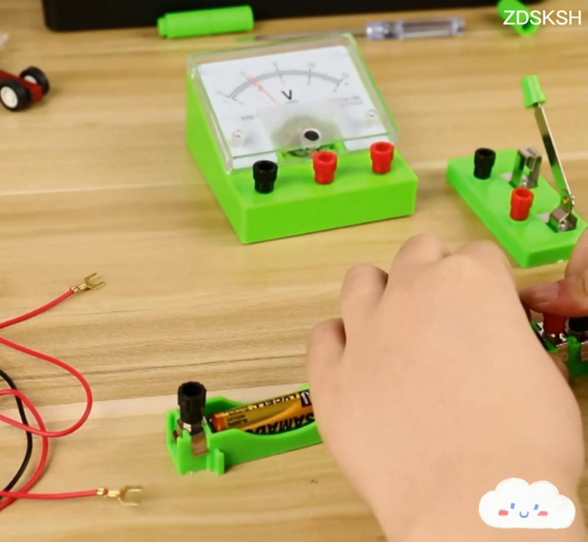 ZDSKSH STEM Physik Elektrizität Und Magnetismus Experimente Wissenschaftslabor Grundlegende Schaltungslern Starter Kit… – Bild 8