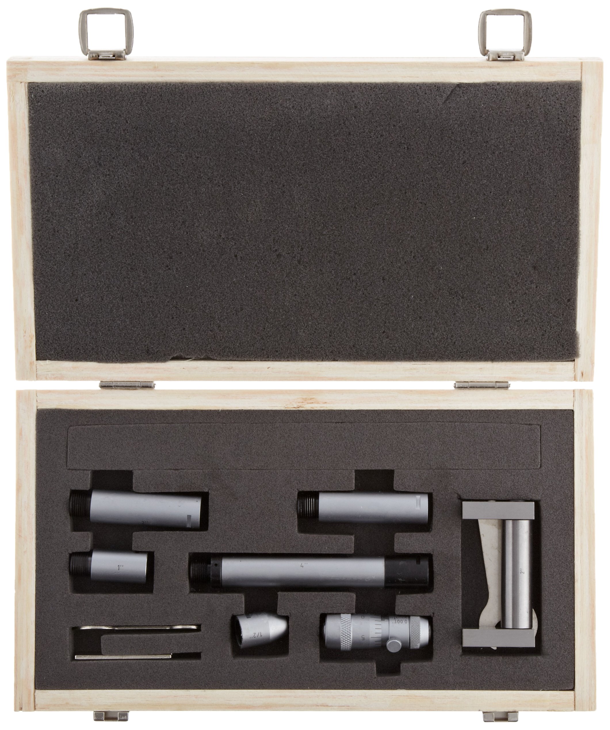 Fowler 52-243-212-1 Micrómetro interior de amplio rango de medición, rango de medición de 2-12", graduación de 0.001"