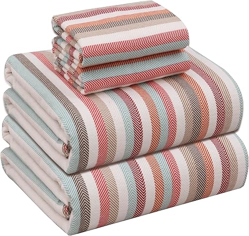 Vista 223 de RUVANTI Sábanas de franela 100% algodón King 4 piezas Celestial Stag Ciervo celestial