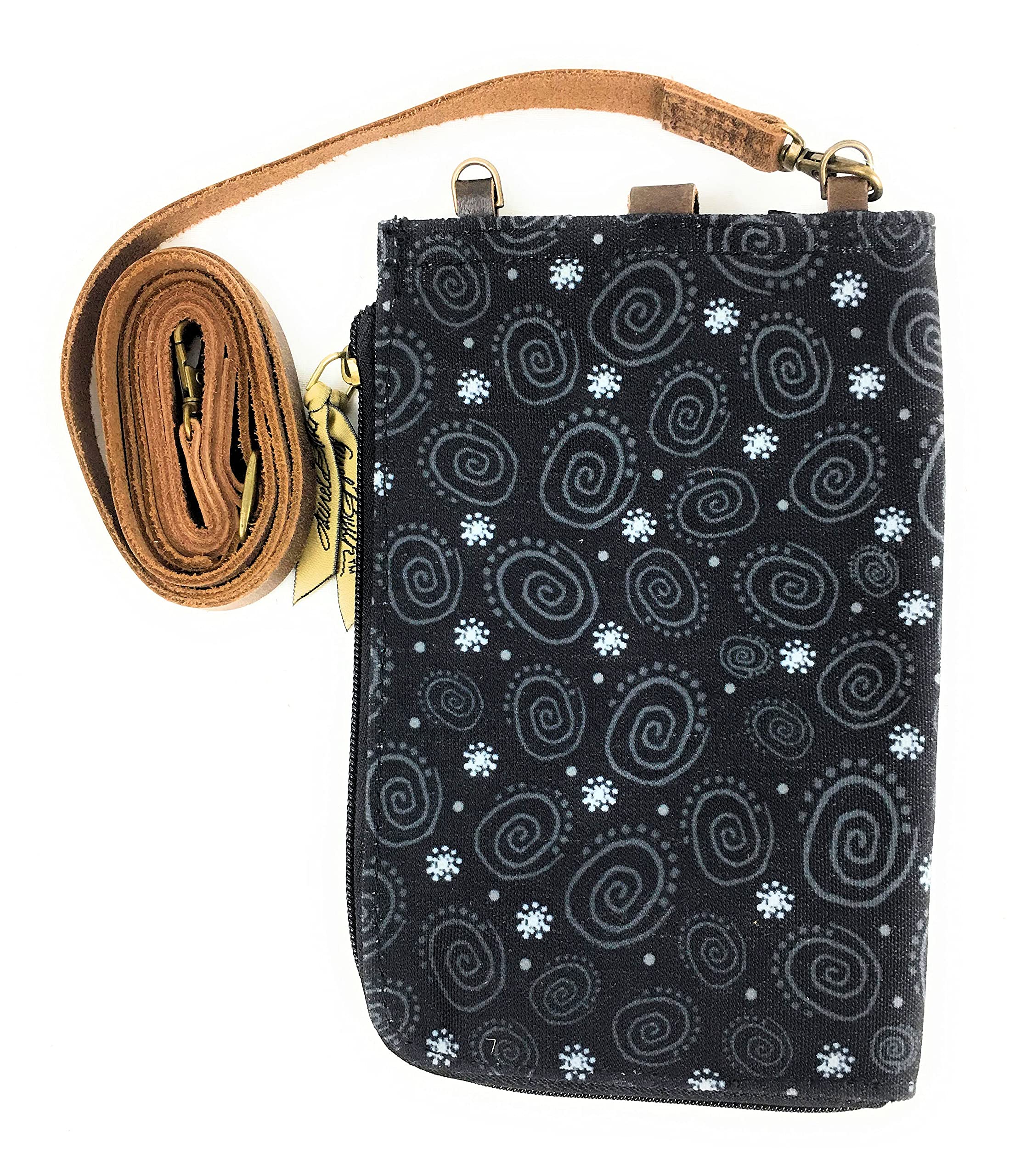 Sun 'N' Sand Women's, Crossbody Phone Storage Bag BLACK MULTI NS