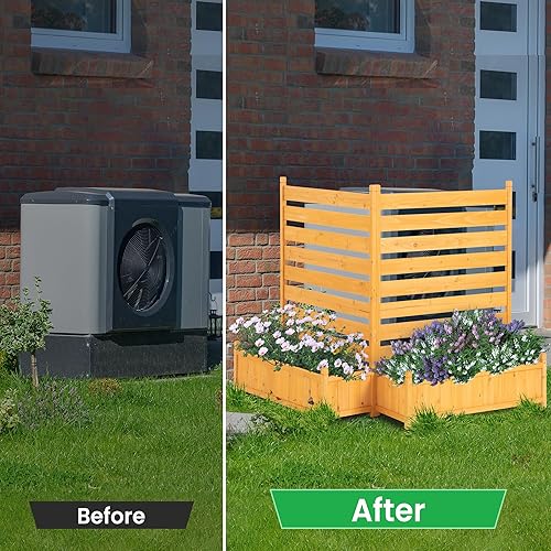 Miniatura 3 de FORTUNO Cama de jardín elevada galvanizada de 8 x 4 x 1 pies, 96 x 47.2 x 12 pulgadas, maceta grande de jardinería para verduras, caja elevada de