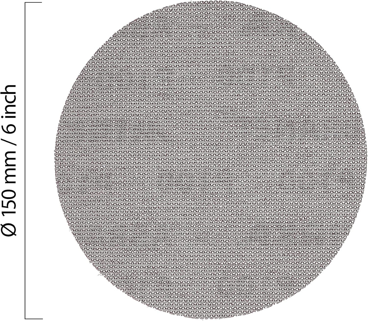 Mirka Abranet Net Disc / 6 inch/Grit 80 / Sandpaper Sanding Discs Hook and Loop/Dust-Free Sanding / 50 pcs / ‎9A-241-080