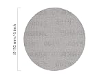 Mirka Abranet papier ścierny 150 mm rzep P180 50 szt | Siatka ścierna P180 150 mm rzep 50 szt do drewna szpachli lakieró