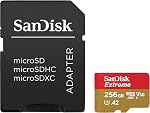 SanDisk 64GB Extreme microSDXC UHS-I Memory Card with Adapter - C10, U3, V30, 4K, A2, Micro SD - SDSQXA2-064G-GN6MA