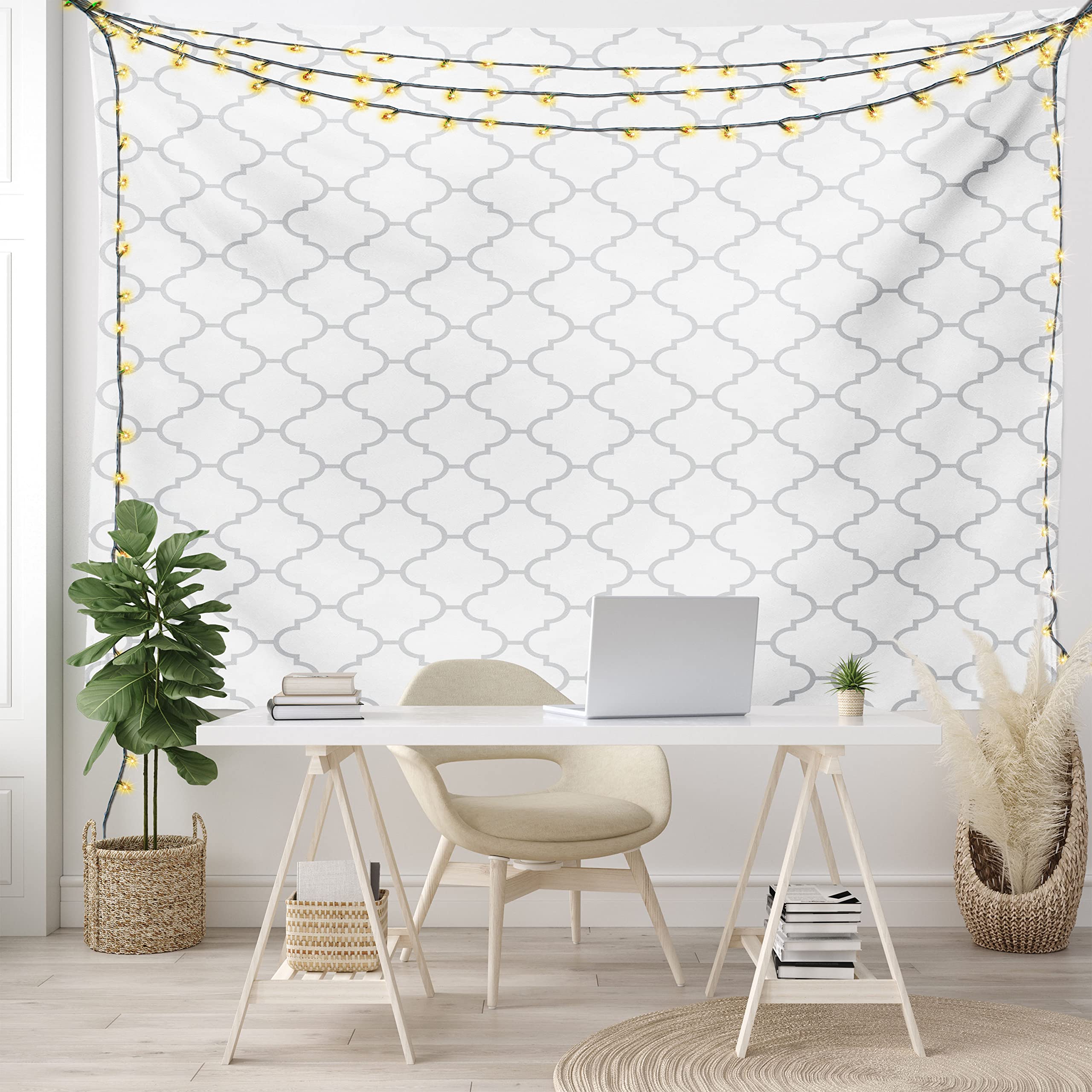 ABAKUHAUS Moderno Tappeto da Parete e Copriletto, Geometriche Linee