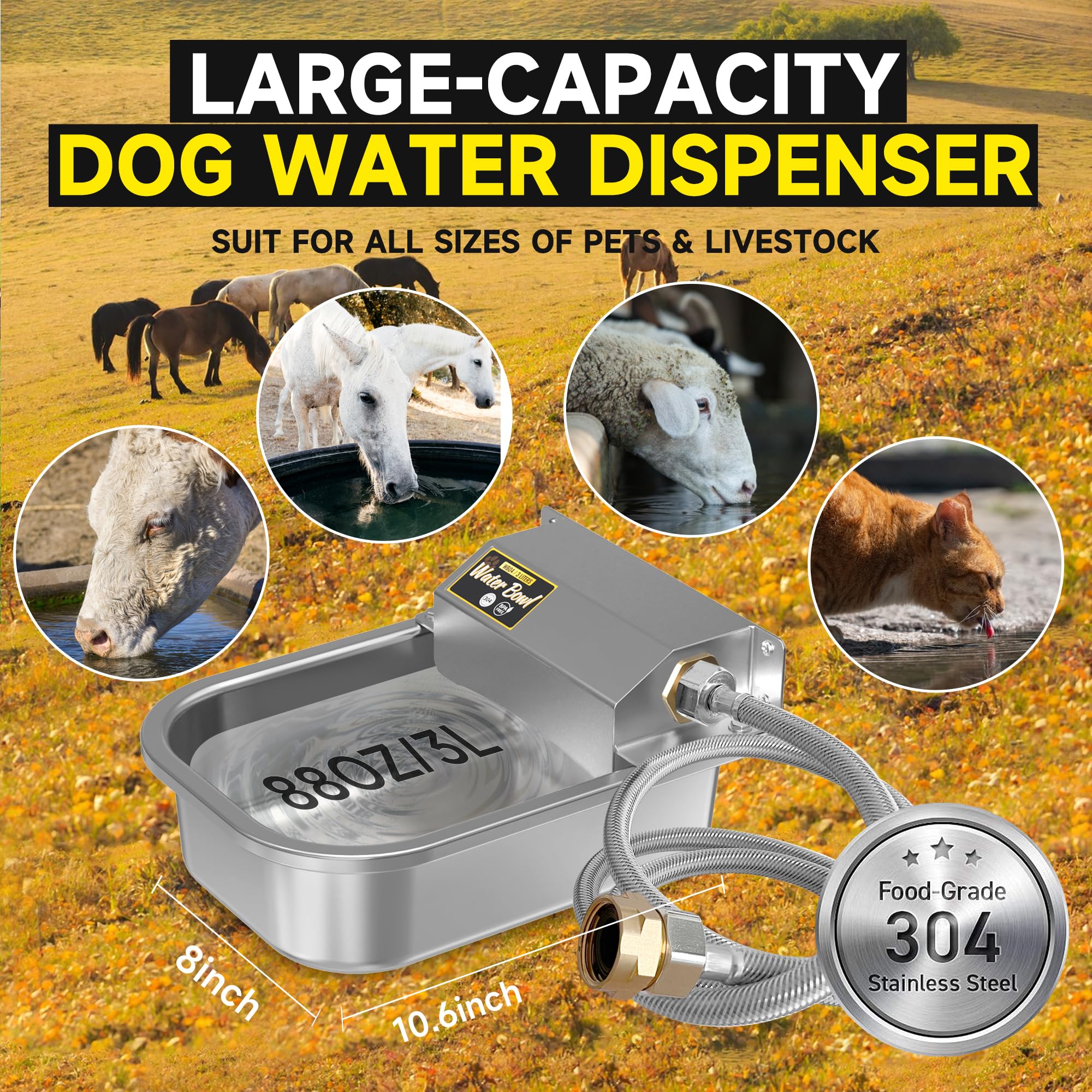 Distributore automatico di acqua per esterni