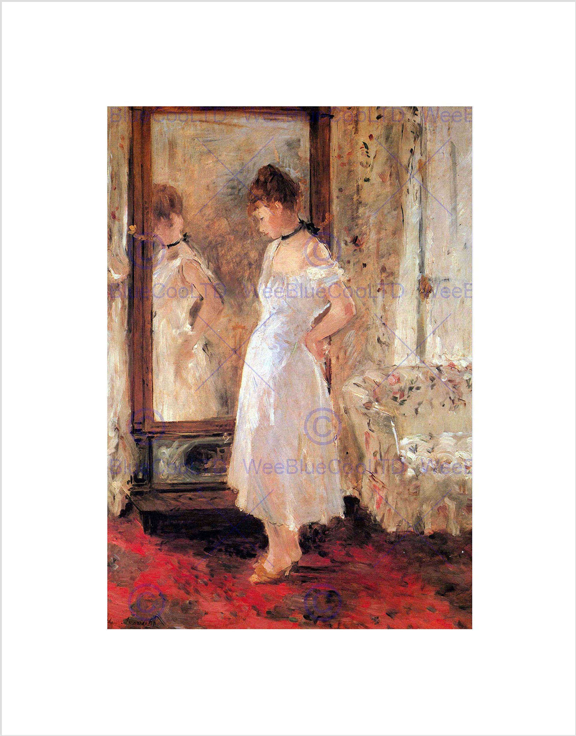 Wee Blue Coo Berthe Morisot Soul Old Master Wall Art Print